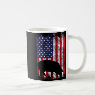 Taza De Café Bandera Americana G Granja Animal Patriótico Regal