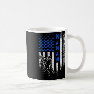 Taza De Café Bandera Americana Vintage Usa Orgullosa Hockey Mam