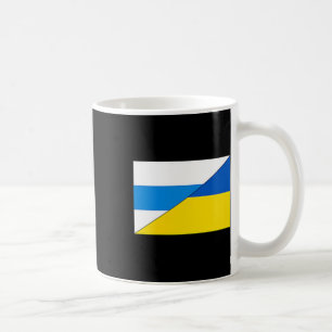 Taza De Café Bandera Antiguerra Rusa Bandera De Ucrania Net Voy