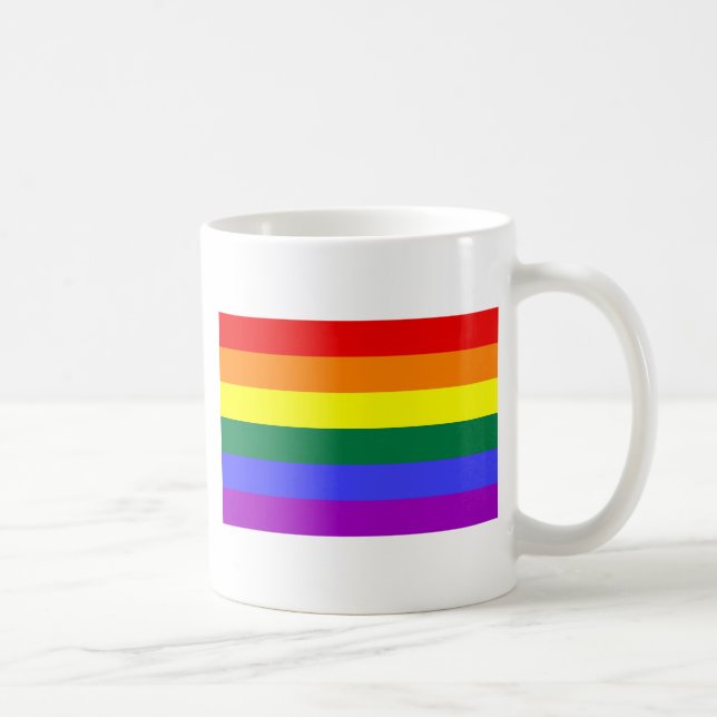 Taza De Café Bandera arco iris (Derecha)