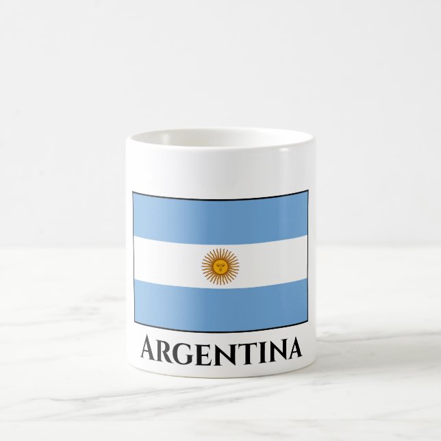Taza De Café Bandera argentina (Centro)