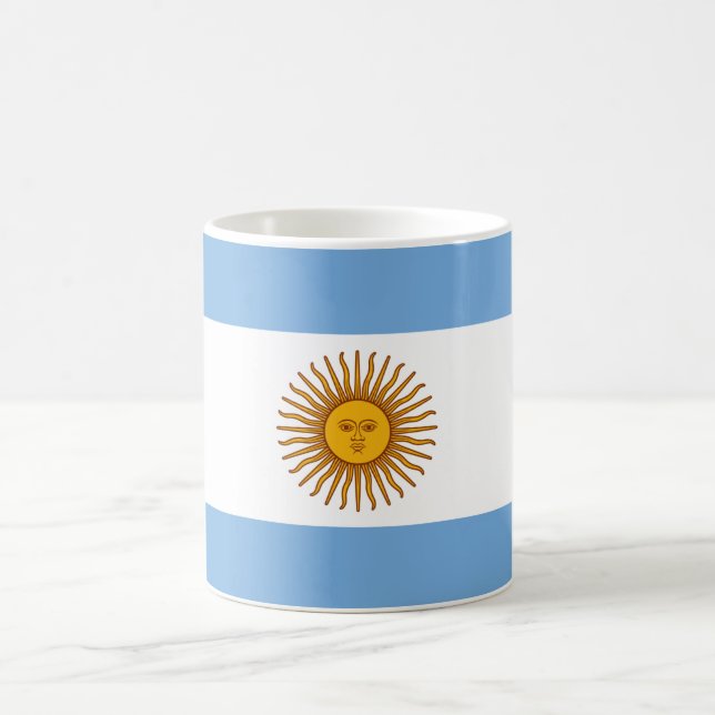 Taza De Café Bandera argentina (Centro)