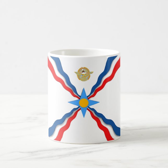 Taza De Café Bandera asiria (Centro)