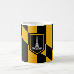 Taza De Café Bandera Baltimore