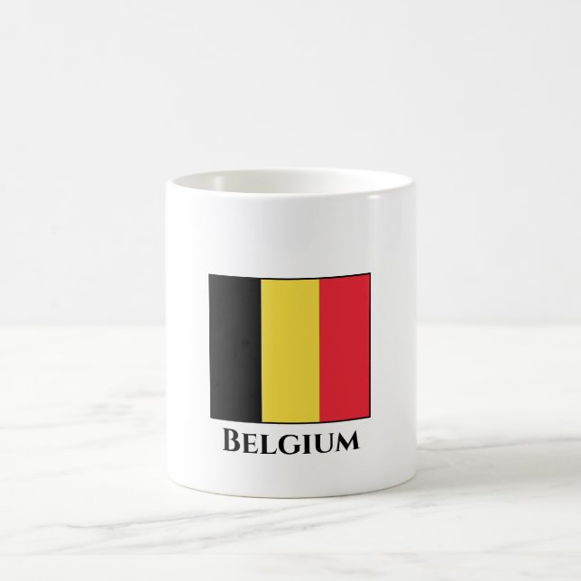 Taza De Café Bandera belga (Centro)