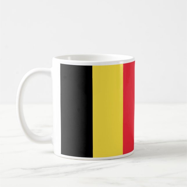 Taza De Café Bandera belga (Izquierda)