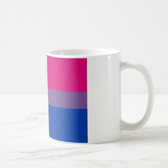 Taza De Café Bandera bisexual del orgullo (Derecha)