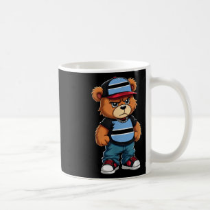 Taza De Café Bandera Botsuana Teddy Bear Hip Hop Botsuana