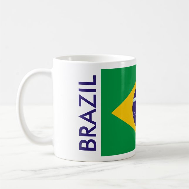 TAZA DE CAFÉ BANDERA BRASIL (Izquierda)