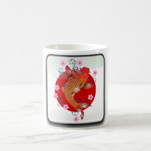 Taza De Café Bandera brillante japonesa