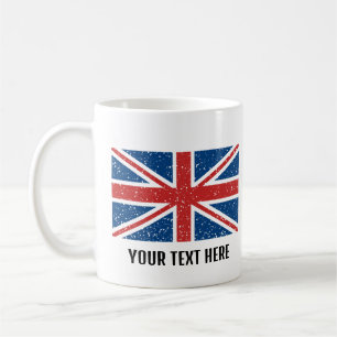Taza De Café Bandera británica de moda personalizado