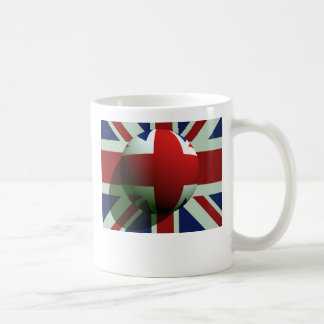 Taza De Café Bandera británica del globo