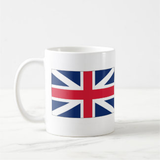 Taza De Café Bandera Británica: Dios salve el té del rey/tazón 