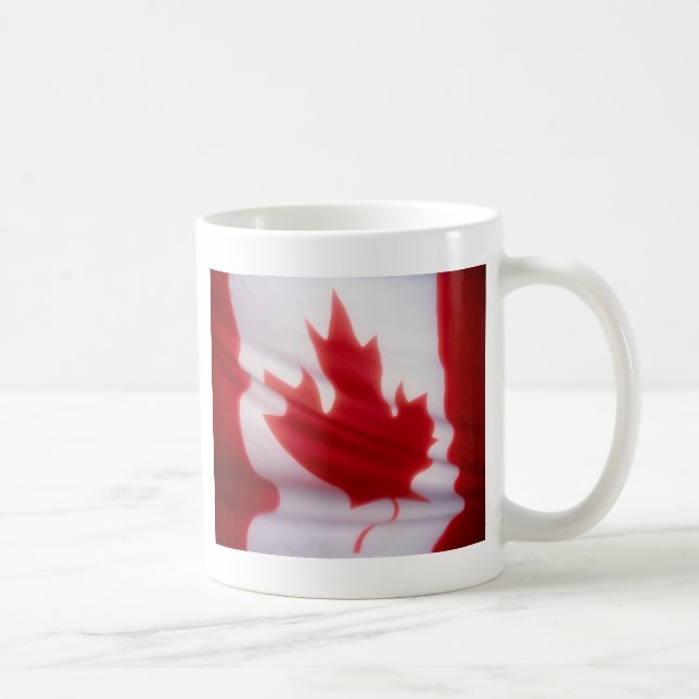 TAZA DE CAFÉ BANDERA CANADIENSE (Derecha)
