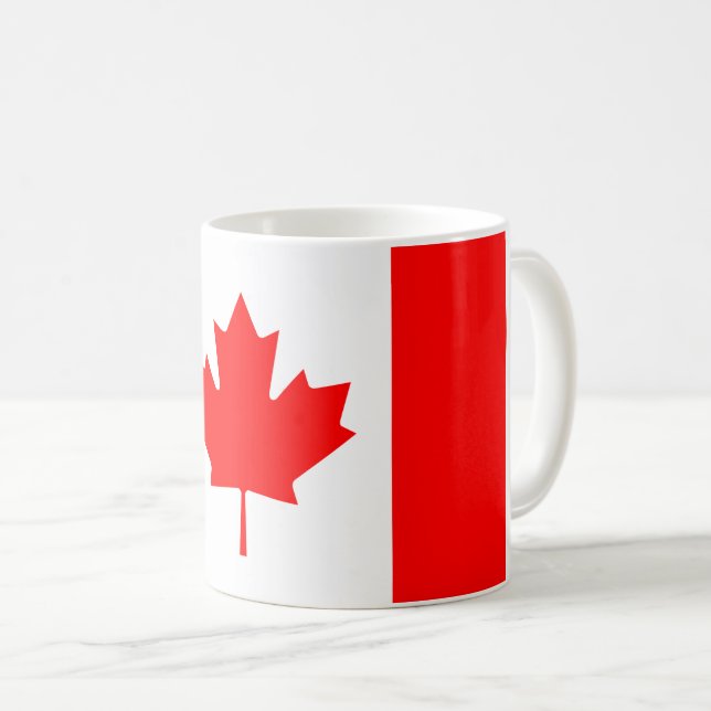 Taza De Café Bandera canadiense (Anverso derecho)
