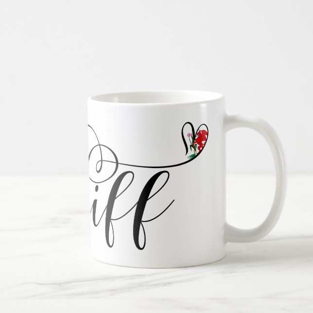 Taza De Café Bandera Cardiff del Corazón, Caerdydd, Gales (Derecha)