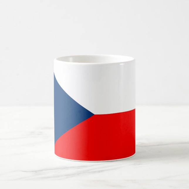 Taza De Café Bandera checa (Centro)