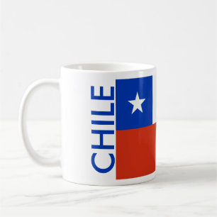 TAZA DE CAFÉ BANDERA CHILE