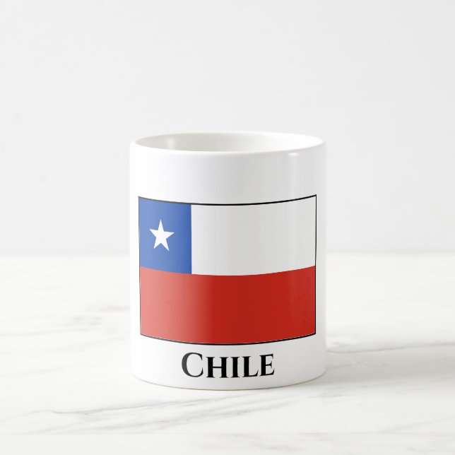 Taza De Café Bandera chilena (Centro)