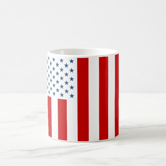 Taza De Café Bandera civil de los Estados Unidos en tiempos de  (Centro)