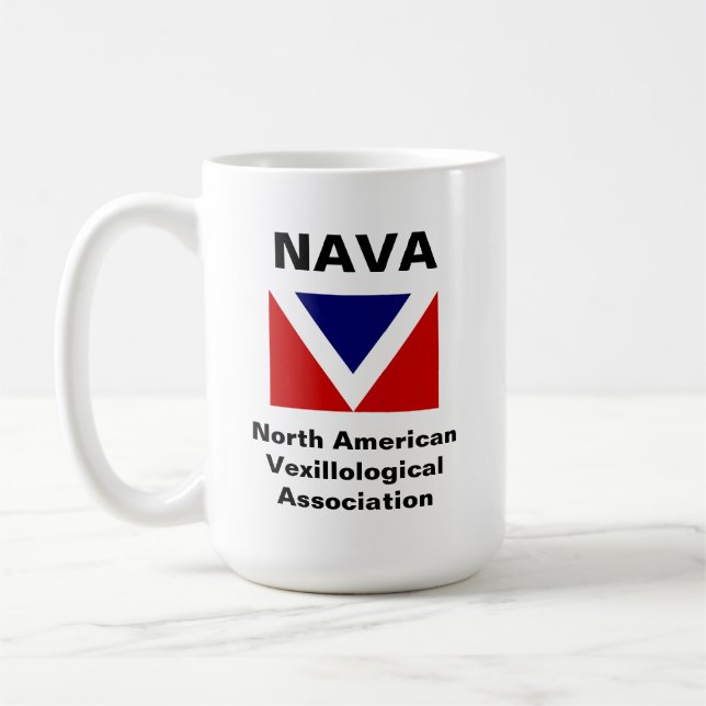 Taza De Café Bandera clásica de NAVA Mug 12oz (Izquierda)