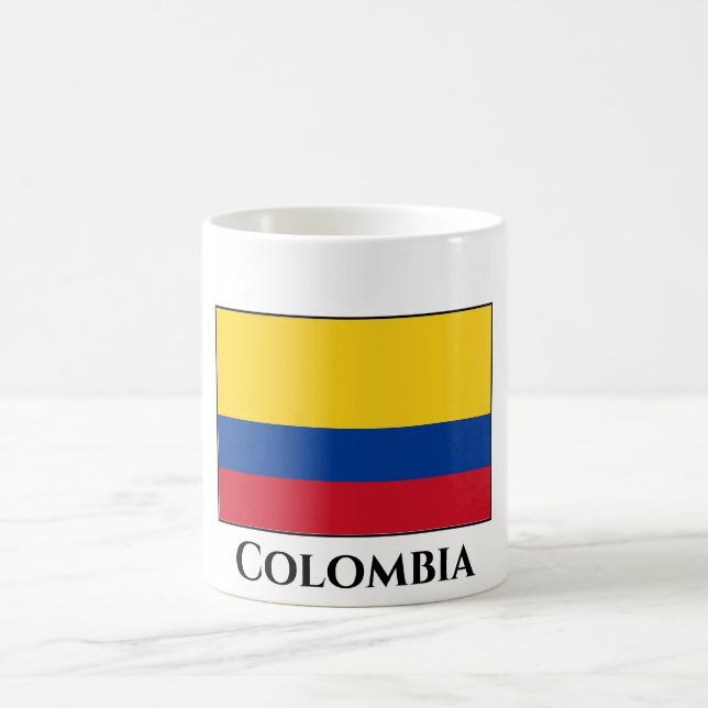 Taza De Café Bandera colombiana (Centro)