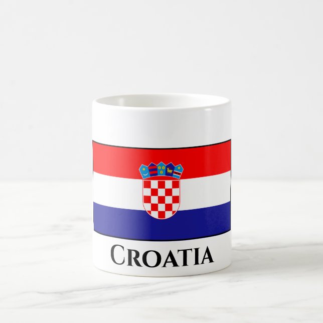 Taza De Café Bandera croata (Centro)