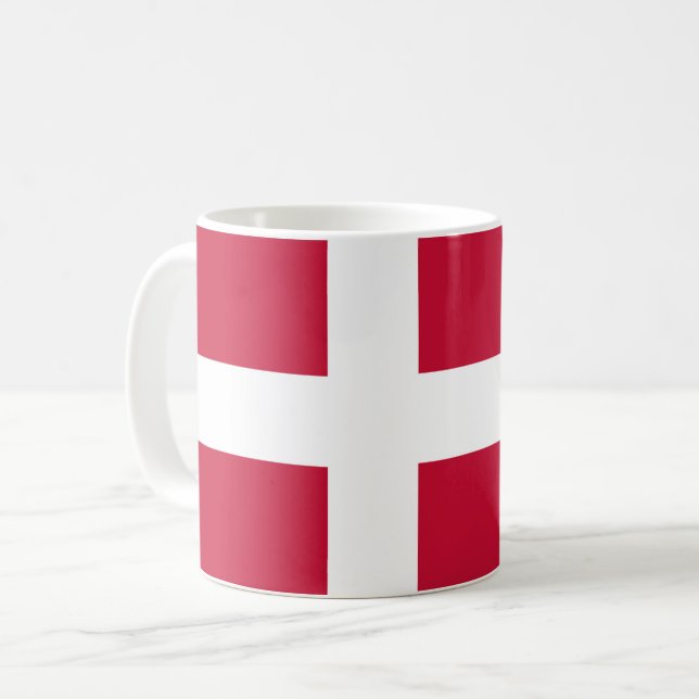 Taza De Café Bandera danesa (Anverso izquierdo)