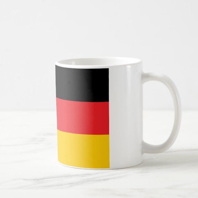 Taza De Café Bandera de Alemania (Derecha)