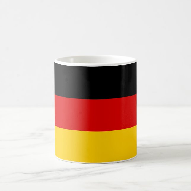 Taza De Café Bandera de Alemania (alemana) (Centro)