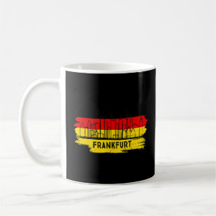 Taza De Café Bandera de Alemania Fráncfort Bandera Deutsche Fla
