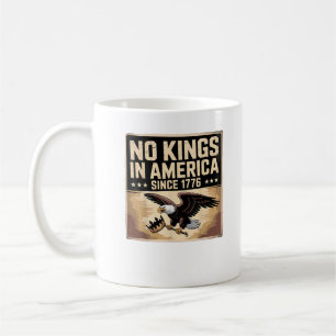 Taza De Café Bandera de América Decoración No Hay Reyes En Amér