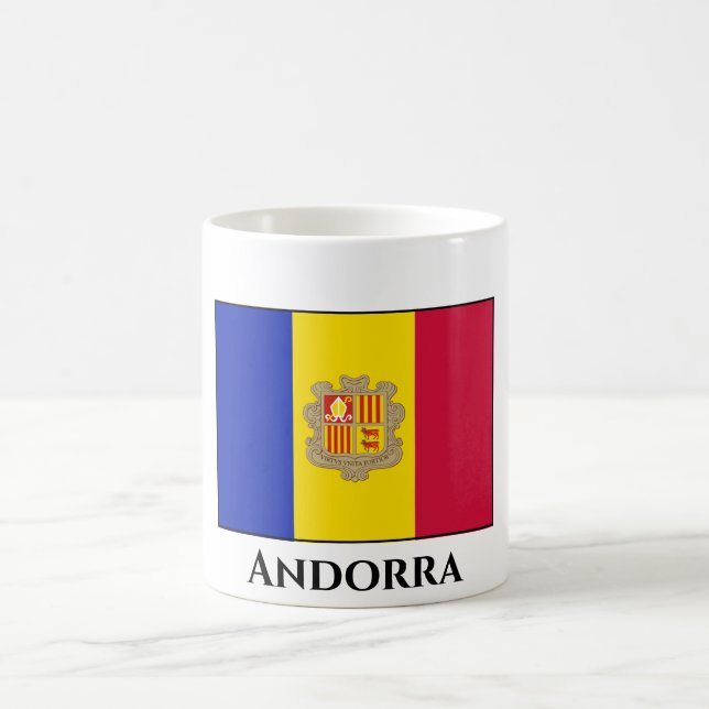 Taza De Café Bandera de Andorra (Centro)