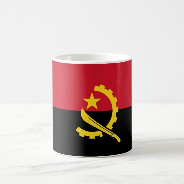 Taza De Café Bandera de Angola (Centro)