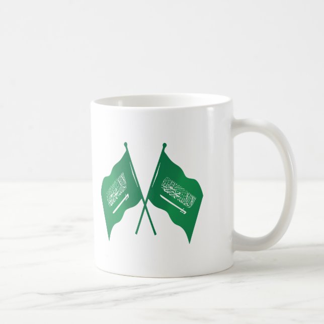 Taza De Café Bandera de Arabia Saudita Mug | Regalo del Día Nac (Derecha)