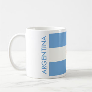 TAZA DE CAFÉ BANDERA DE ARGENTINA