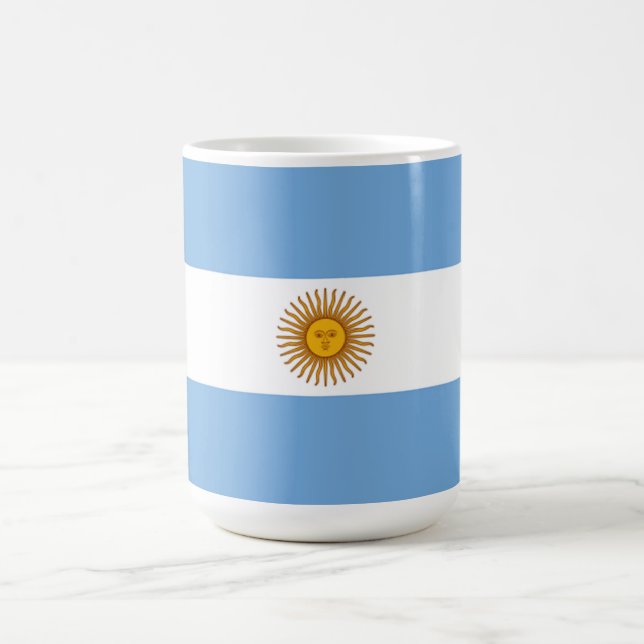 Taza De Café Bandera de Argentina (Centro)