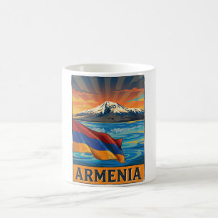 Taza De Café Bandera de Armenia