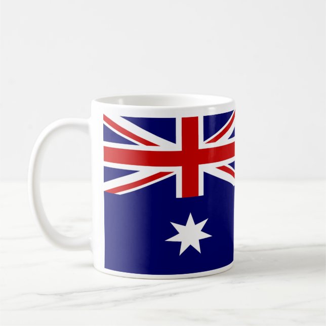 Taza De Café Bandera de Aust (Izquierda)