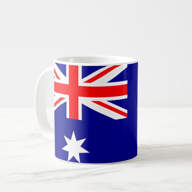 Taza De Café Bandera de Australia (Anverso izquierdo)