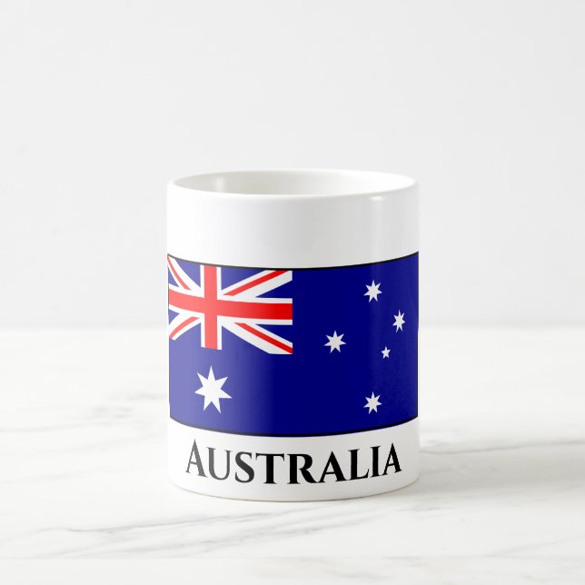 Taza De Café Bandera de Australia (Australia) (Centro)