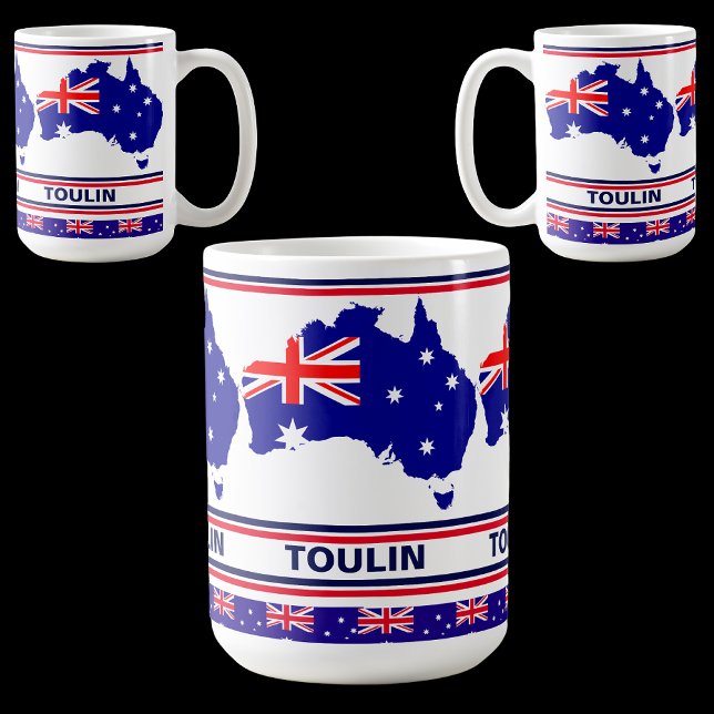 Taza De Café Bandera de Australia personalizada (Subido por el creador)
