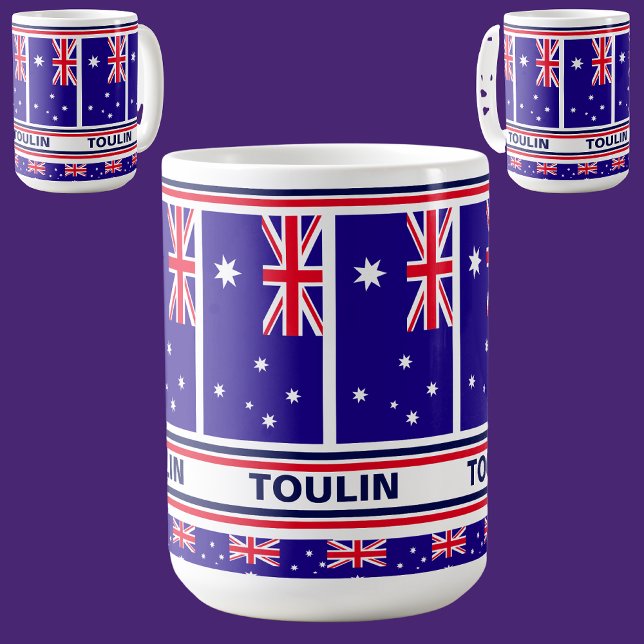 Taza De Café Bandera de Australia personalizada (Subido por el creador)