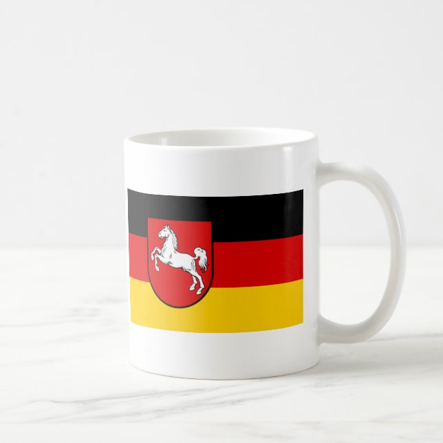 Taza De Café Bandera de Baja Sajonia (Derecha)