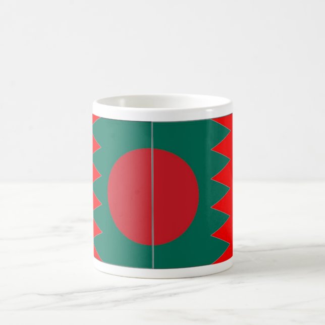 Taza De Café Bandera de Bangladesh Mug (Centro)