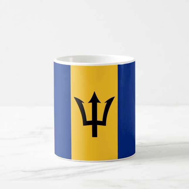 Taza De Café Bandera de Barbados (Centro)