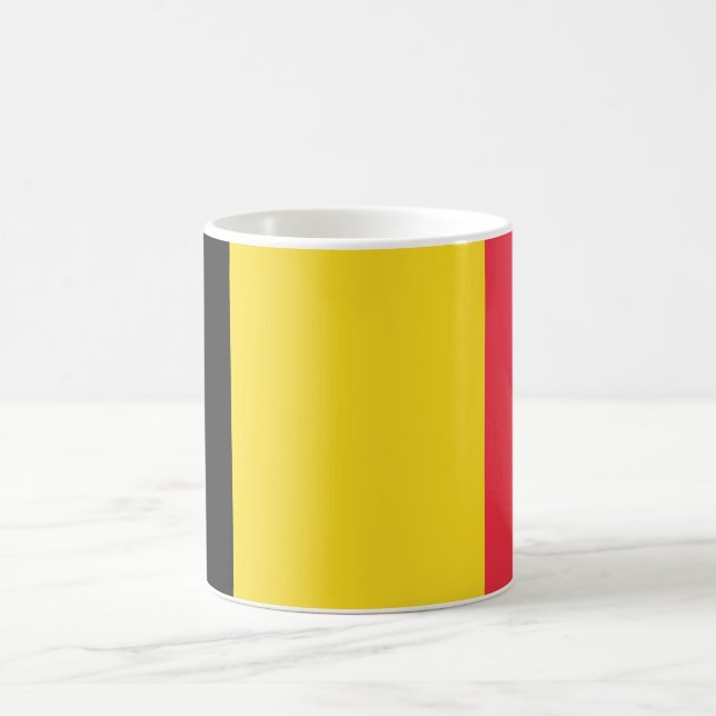 Taza De Café Bandera de Bélgica (Centro)