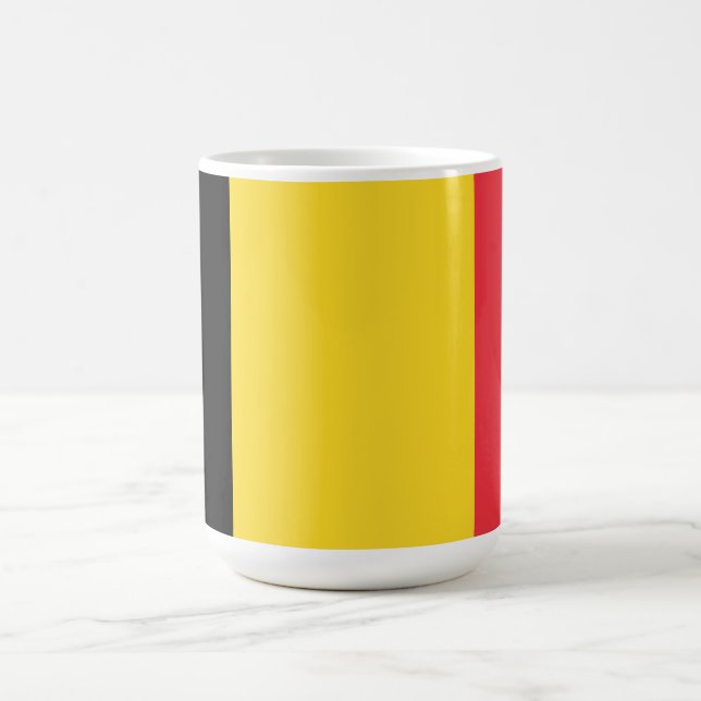 Taza De Café Bandera de Bélgica (Centro)