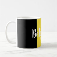 Bandera de Bélgica y texto