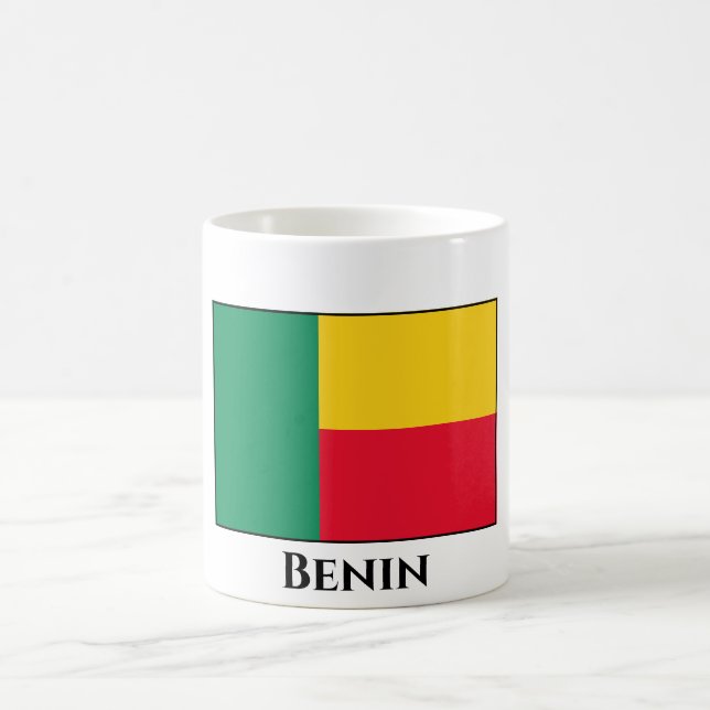 Taza De Café Bandera de Benín (Centro)